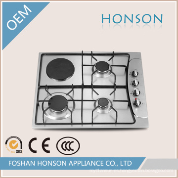 One Electric Hotplate Three Burnes Cocina de gas Cocina a gas